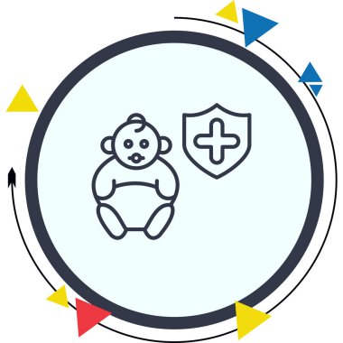 Sağlık Sigortası Bebek Yaratıcı Eşsiz Markalaştırma Elementi