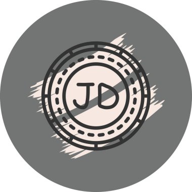 Jordan Sikkesi Yüksek Çözünürlüklü Sanat Sembolü