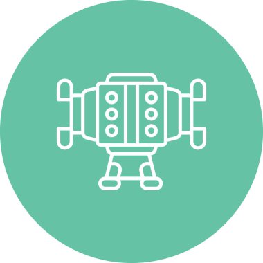 Bench Öğütücü Minimum Düz Kullanıcı Deneyimi Sembolü