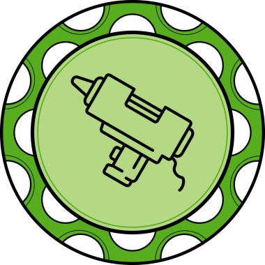 Sıcak Tutkal Silahı Zarif Dengeli Düz Sanat Özelliği