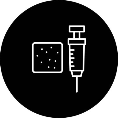 Kortikosteroid Enjeksiyonu Modern Dengeli Markalaşma Vektörü Sembolü