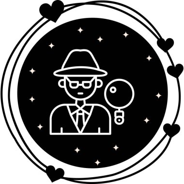 Dedektif Profesyonel Temiz Kullanıcı Arayüzü Elemanı