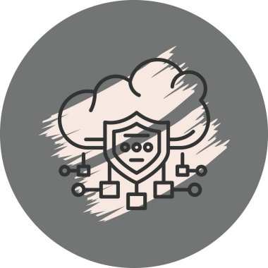 Bulut Kimlik Yönetimi Profesyonel Yenilikçi Düz Tasarım Düzeni