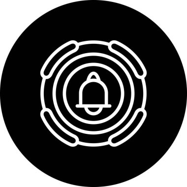 Alarm Yüksek Çözünürlüklü Düz Tasarım Sembolü