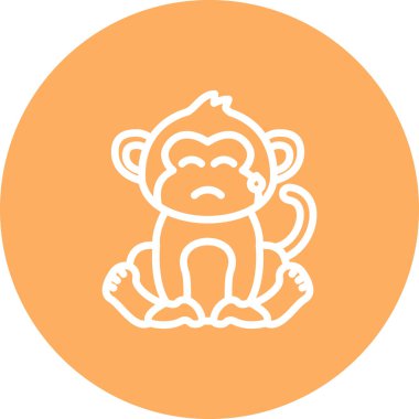 Maymun Soğuk Terli Stil Düz Kullanıcı Arayüzü Özelliği