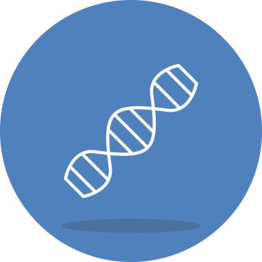 DNA Yapısı Zarif Dijital Tasarım Sembolü