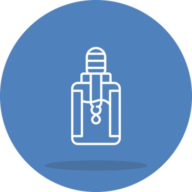 Sakal Yağı Minimum Düz Kullanıcı Deneyimi Sembolü