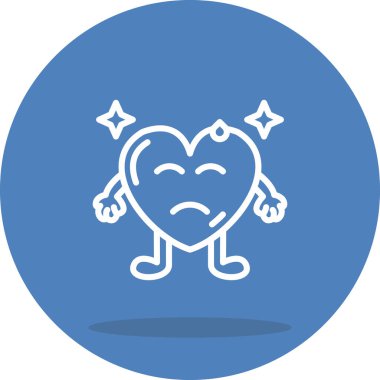 Soğuk Terli Kalp Dengeli Yenilikçi Ürün Grafik Elementi