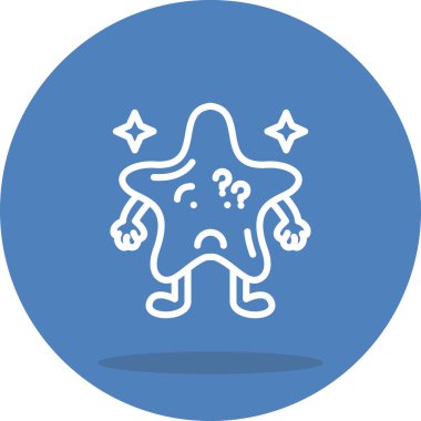 Düşünen Yıldız Dinamik Modern Yaratıcı Vektör Varlığı