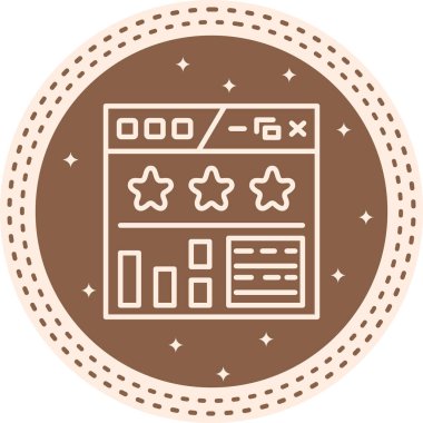 Dengeli Düz Modern Tasarım Elemanını Gözden Geçir