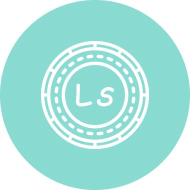 Letonya Sikke Stili Özel Vektör Tasarım Varlığı