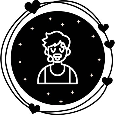 Seksi Çocuk Eşsiz Web Grafik Çizimi