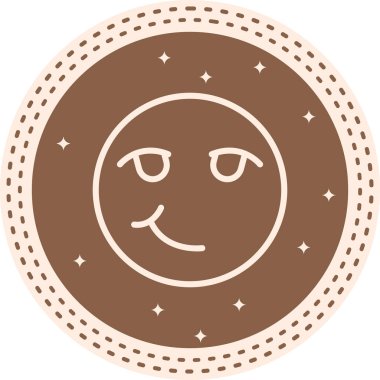 Wry Smile Modern Dengeli Markalaşma Vektörü Sembolü