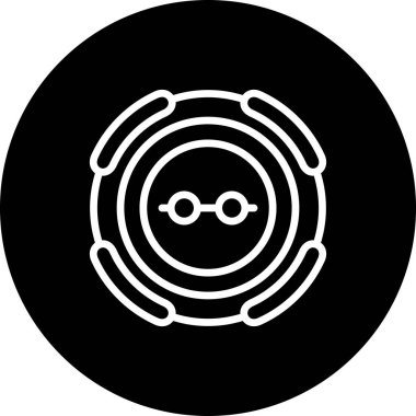 Göz Gözlüğü Profesyonel Asgari Yaratıcı Grafik Nesnesi