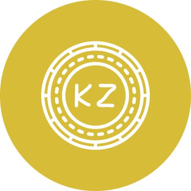 Angola Madeni Parası Modern Dengeli Markalaşma Vektörü Sembolü