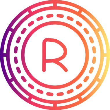 Güney Afrika Rand Rand Rand Zarif Rafine Ürün Tasarım Varlığı