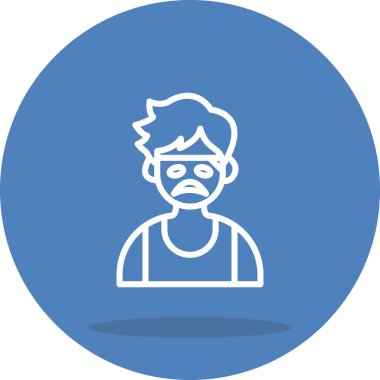 Hasta Çocuk Stili Özel Vektör Tasarım Varlığı