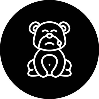 Bear Cold Sweat Modern Marka Vektörü Varlığı