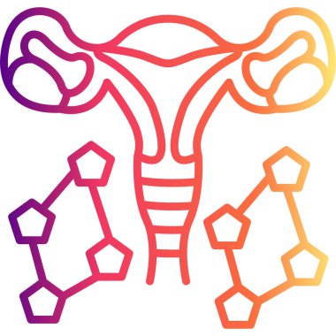 Kadın Hormonları Dengeli Profesyonel Markalaşma Grafik Sembolü