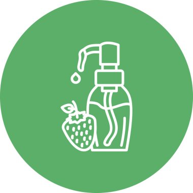 Çilek tohumu yağı dinamik sofistike düz sanat düzeni