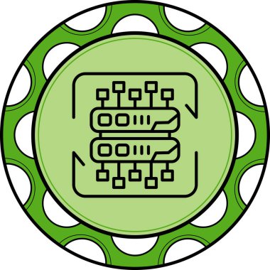 Veri İşleme Modern Soyut Yaratıcı Tasarım Varlığı