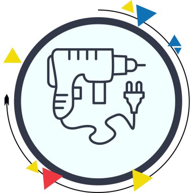 El matkabı Zarif Dijital Grafik Sembolü