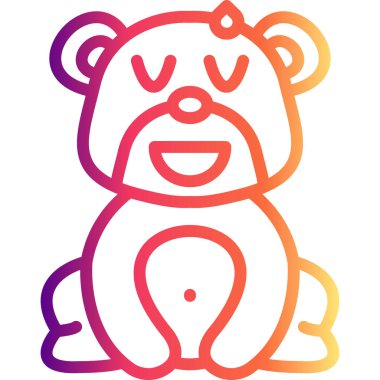 Rahatlamış Ayı Stili Modern Düz Tasarım Özelliği