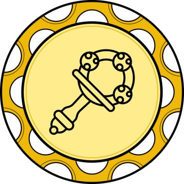 Bebek Tıkırtısı Çağdaş Düz Vektör Özelliği