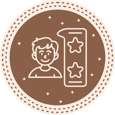 Kullanıcı İncelemesi Yaratıcı İşlevsel Web Grafiksel Sembolü