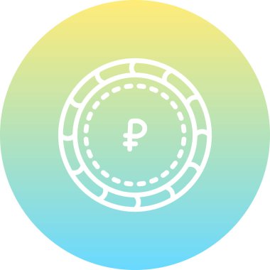 Ruble Yüksek Kaliteli Özel Vektör Tasarımı