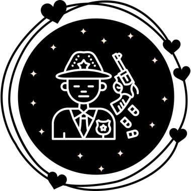 Mafya Rafine Edilmiş Zarif Vektör Sanat Nesnesi