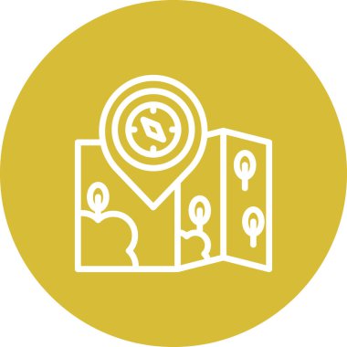 Konum Pusula Yenilikçi Minimum Ürün Tasarım Düzeni