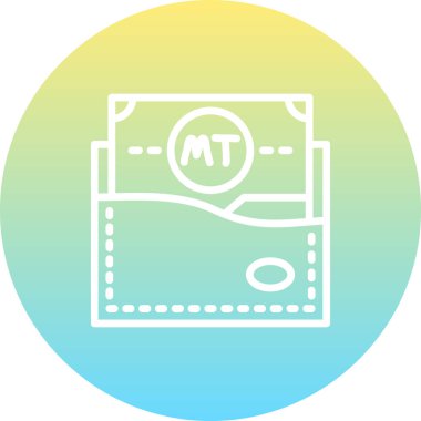 Mozambik Cüzdanı Farklı Profesyonel Yaratıcı Grafik Elementi