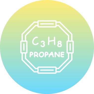 Propan Yaratıcı İşlevsel Web Grafik Sembolü