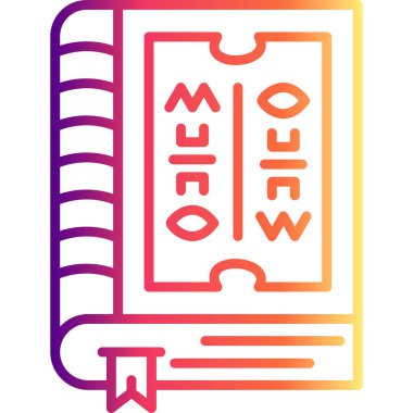 Hiyeroglif Kitap Biçimli Yaratıcı Tasarım Elemanı