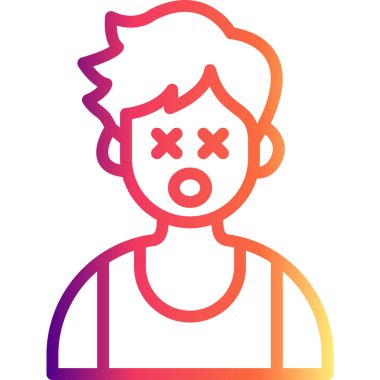 Baş döndürücü Çocuk Asgari Yüksek Çözünürlüklü Vektör Düzeni