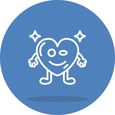 Flirty Heart Premium Temiz Dijital Sanat Düzenlemesi