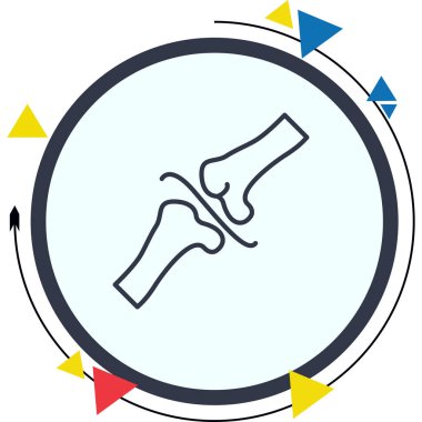 Menisküs Modern Dengeli Markalaştırma Vektörü Sembolü