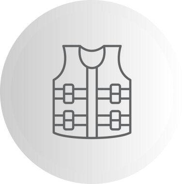 Yelek Premium Çağdaş Düz Vektör Özelliği