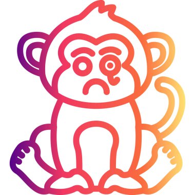 Dedektif Maymun Seçkin Markalı Vektör Varlığı