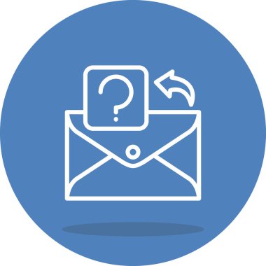 E- posta Sorusu Sofistike Temiz Ürün Grafik Şekli