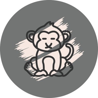 Sessiz Maymun Tarzı Temiz Ürün Tasarımı Nesnesi