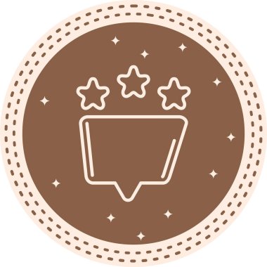 Geribildirim Yıldızları Profesyonel Yenilikçi Düz Tasarım Düzeni