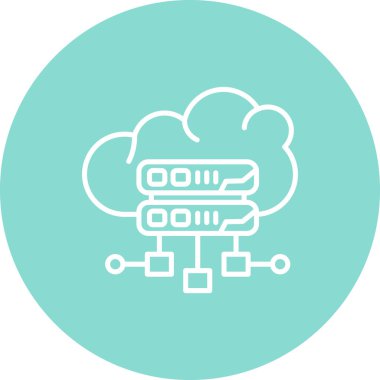 Bulut Verisi Entelektüel Özel Vektör Sanatı Nesnesi