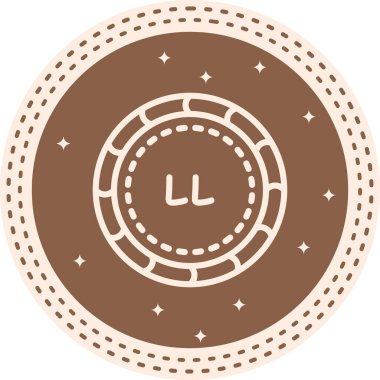 Lübnan Pound web simgesi vektör illüstrasyonu