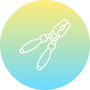 Kerpeten simgesi, vektör illüstrasyonu basit tasarım