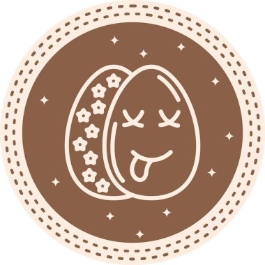 Paskalya Ölüsü Yumurta Modern Soyut Tasarım Varlığı