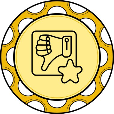 Beyaz Arkaplanda İzole Edilmiş Modern Satır Simgesi  