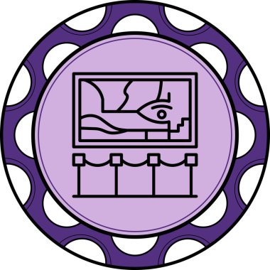 Müze Soyut Sanat Dinamik Özel Dijital Sanat Düzeni