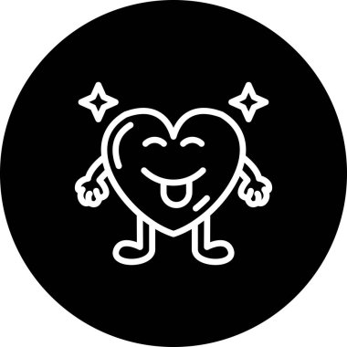 Tatlı Kalp Modern Soyut Tasarım Varlığı